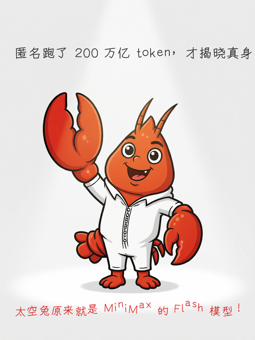 太空兔马甲拉开拉链,里面是一只红色小龙虾