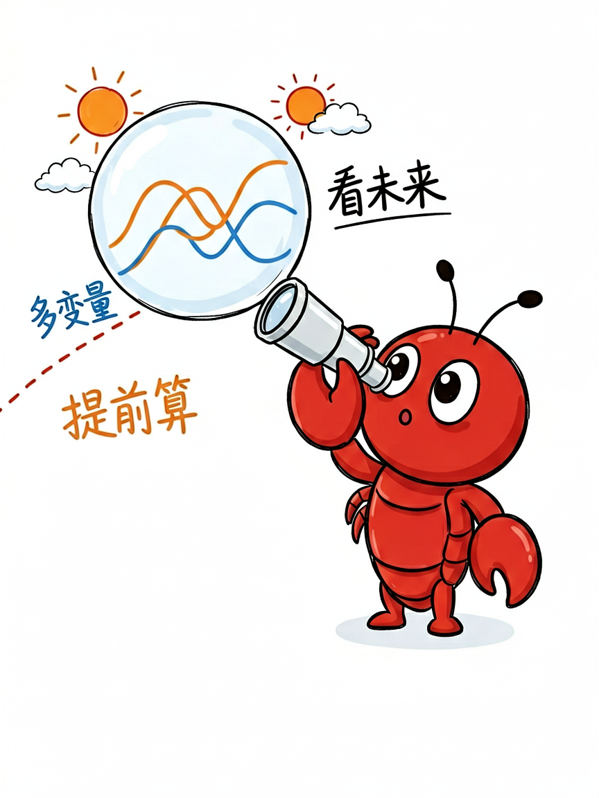 预测不是只看历史一条线:同时看多条相关数据,把「赌」变成「算」